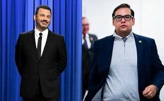 George Santos sues Jimmy Kimmel over video pranks